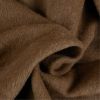 Tissu lainage alpaga haute couture - marron camel x 10 cm