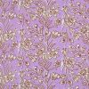 Tissu block print indien Keranya fleurs - lilas x 10 cm