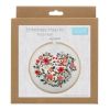 Kit broderie avec cercle en bois - Coeur fleuri