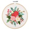 Kit broderie avec tambour - Roses