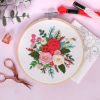 Kit broderie avec tambour - Roses