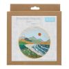 Kit broderie avec tambour - Paysage côtier