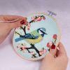 Kit broderie avec tambour - Oiseau