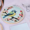 Kit broderie avec tambour - Oiseau