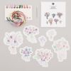 Kit Stick & Stitch broderie bouquets de fleurs - Rico Design