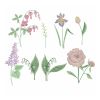 Kit Stick & Stitch broderie fleurs - Rico Design