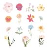 Kit Stick & Stitch broderie fleurs de printemps - Rico Design