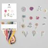 Kit Stick & Stitch broderie fleurs de printemps - Rico Design