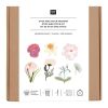 Kit Stick & Stitch broderie fleurs de printemps - Rico Design