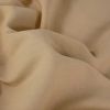 Tissu jersey côtelé coton uni - beige x 10 cm