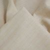Tissu lin coton rayures jacquard - beige x 10 cm