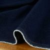 Tissu denim haute couture - bleu marine x 10 cm