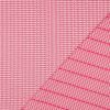 Tissu coton jacquard vichy coeurs - rose x 10 cm