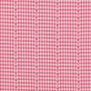 Tissu coton jacquard vichy coeurs - rose x 10 cm