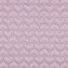 Tissu matelassé doudoune coeurs paillettes - vieux rose x 10 cm
