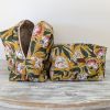 Kit couture - duo trousses tissu indien ocre