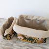 Kit couture - duo trousses tissu indien ocre