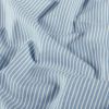 Tissu jean denim rayures - bleu clair x 10 cm