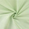Tissu jean denim stretch paillettes - vert clair x 10 cm