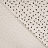 Tissu jersey côtelé léopard - beige x 10 cm
