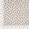 Tissu jersey côtelé léopard - beige x 10 cm