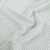 Tissu jersey fin rayures marinière - vert céladon x 10 cm