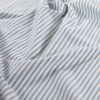 Tissu jersey fin rayures marinière - bleu clair x 10 cm