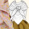 Kit Couture - Maxi foulard Liberty tencel