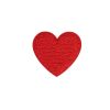 Ecusson thermocollant coeur rouge