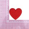Ecusson thermocollant coeur rouge