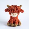 Kit crochet Amigurumi Aidan la vache Highland - Hooked