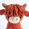 Kit crochet Amigurumi Aidan la vache Highland - Hooked