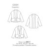 Cozy - Patron Veste gilet femme - Atelier Scammit