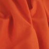 Tissu viscose lin haute couture - orange x 10 cm
