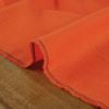 Tissu viscose lin haute couture - orange x 10 cm