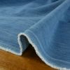 Tissu denim haute couture - bleu x 10 cm