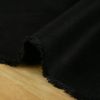 Tissu denim stretch haute couture - noir x 10 cm