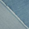 Tissu denim haute couture - bleu ciel x 10 cm