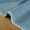 Tissu denim haute couture - bleu ciel x 10 cm