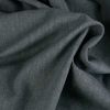 Tissu jean denim haute couture - gris x 10 cm