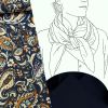 Kit Couture - fournitures Maxi foulard paislo