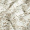 Tissu double gaze pissenlits beige - écru x 10 cm