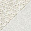 Tissu double gaze pissenlits beige - écru x 10 cm