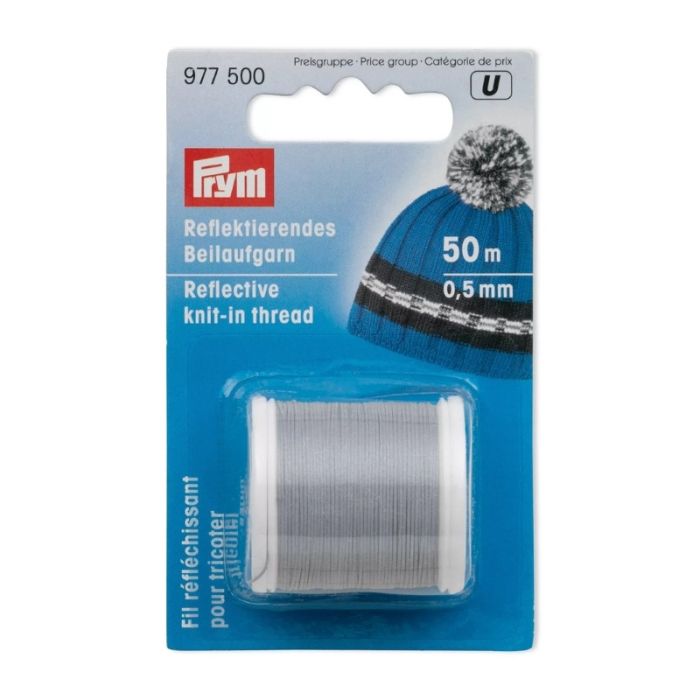 Fil réfléchissant pour tricoter et crocheter - Prym