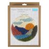 Kit broderie punch needle avec tambour - Paysage