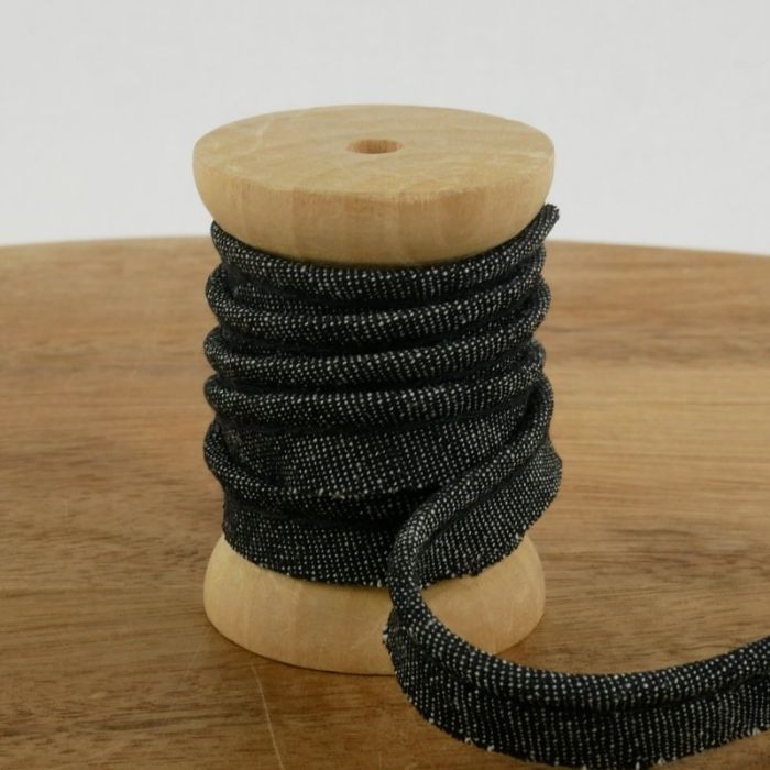 Passepoil denim 10 mm x 10 cm