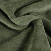 Tissu velours maille envers sherpa fausse fourrure - kaki x 10 cm