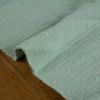 Tissu double gaze uni plumetis - vert de gris x 10 cm