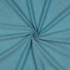 Tissu popeline coton chiné teint en fil - bleu pétrole x 10 cm