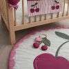 Tissu panneau tapis bébé et jeux à coudre - cerises